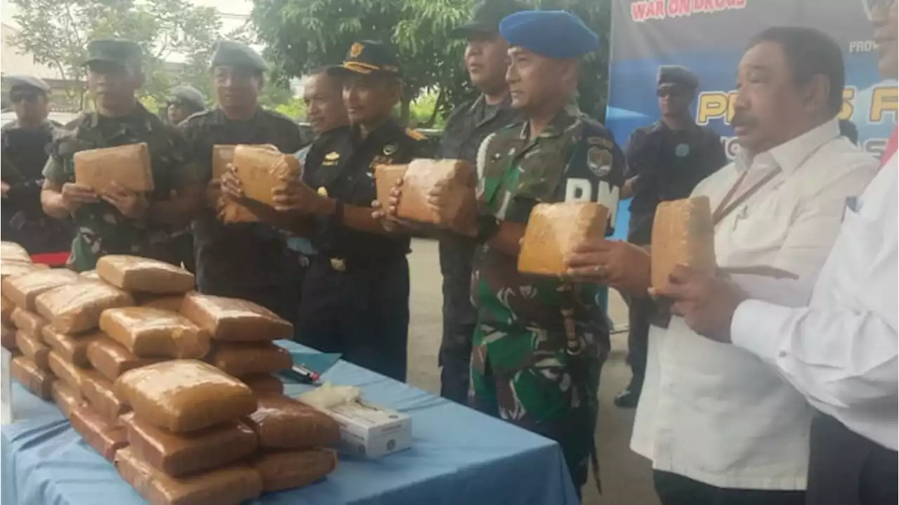 Kopda TNI Iskandar Muda Ditangkap BNN Banten Lantaran Edarkan 50 Kg Ganja