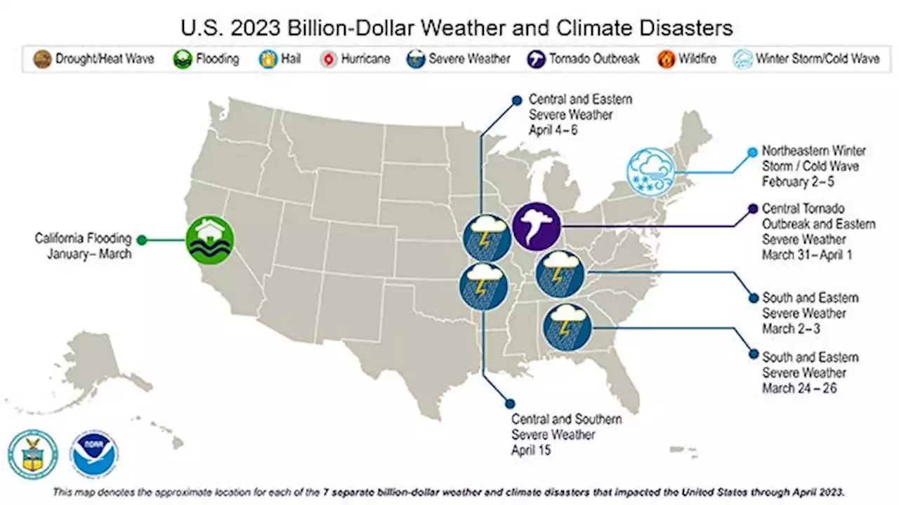 7 Billion-Dollar Weather Disasters In US In 2023 | Weather.com