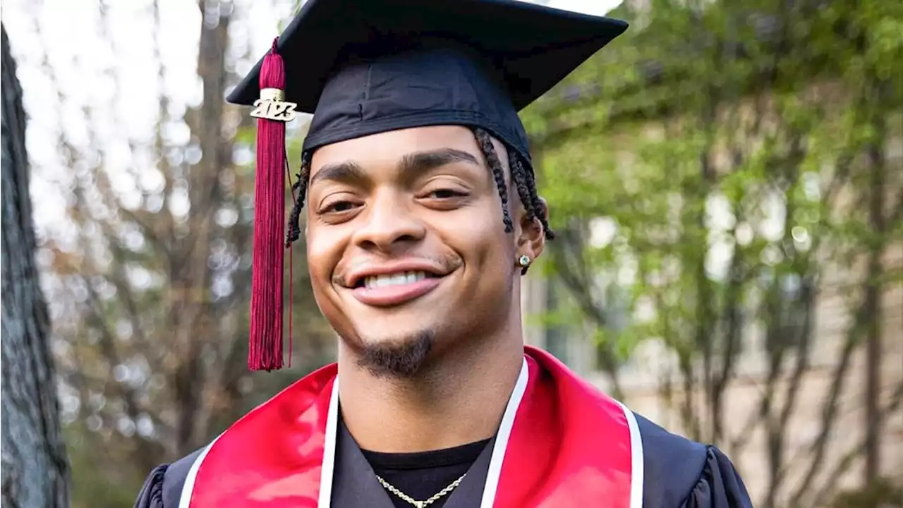 Bears QB Justin Fields Celebrates Big Off-Field Moment, Picking Up College Diploma Sunday