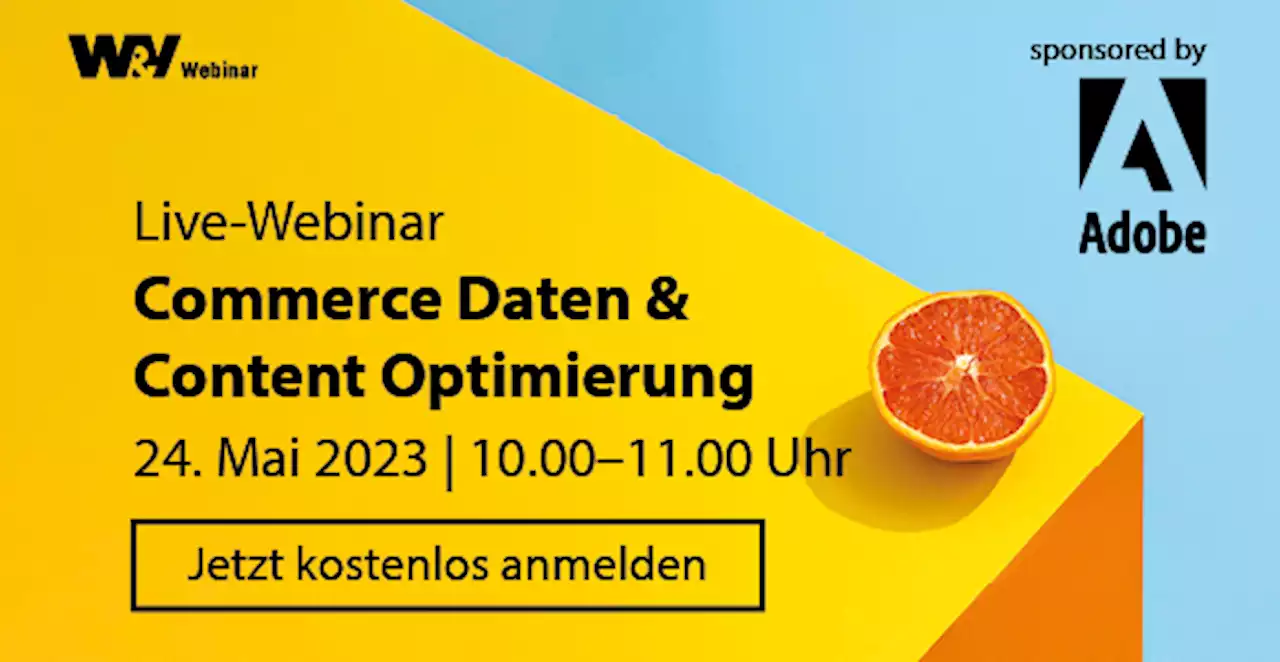 Webinar von W&V sponsored by Adobe