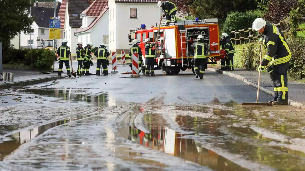 Wetter: Überschwemmungen nach Starkregen im Südwesten