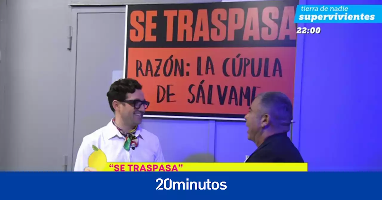 'Sálvame' continúa bromeando con su final y pone 'en traspaso' su plató: 'Razón: La cúpula del programa'