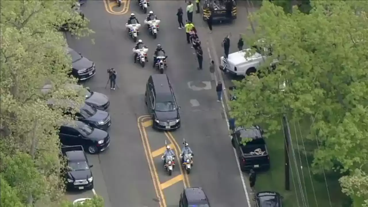 Fallen Deptford police officer's body escorted back to New Jersey