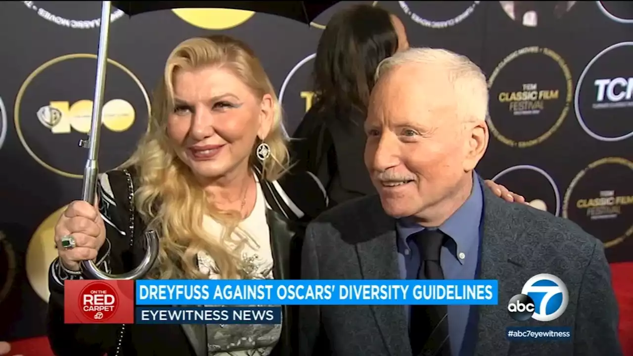 Actor Richard Dreyfuss says new diversity rules for Oscars make him 'vomit'