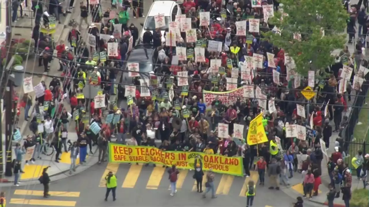 Oakland teachers strike for 3rd day, 'common good' proposals at issue in negotiations