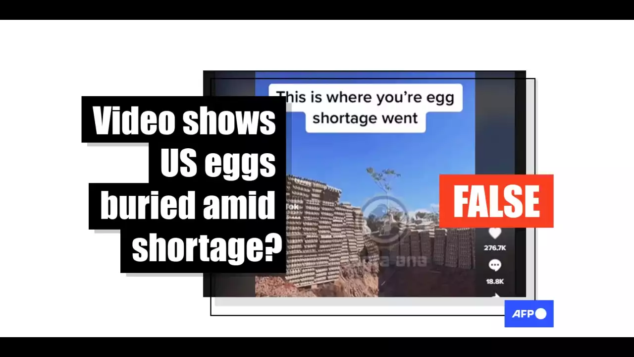 Egg destruction footage filmed in Argentina, not United States