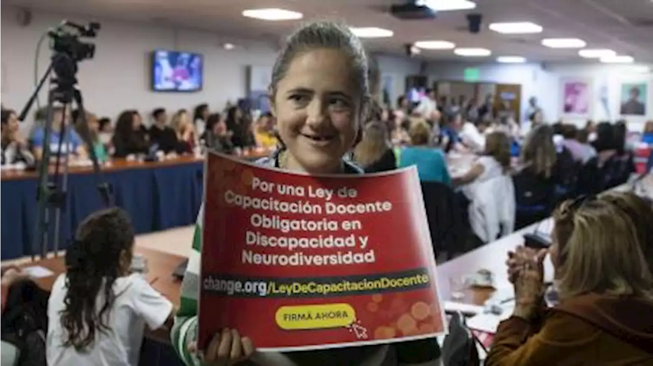 Diputados albergó una capacitación docente en discapacidad, que tiene proyecto de ley