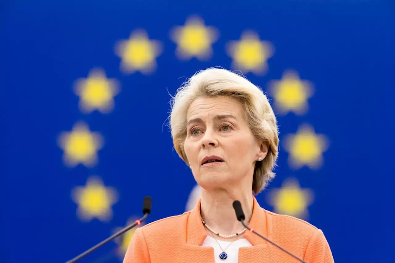 EU-Kommissionspräsidentin Ursula von der Leyen in Kiew angekommen