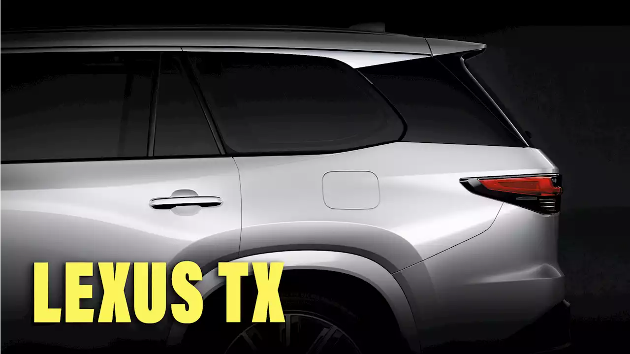 2024 Lexus TX: Here’s Your First Glimpse Of The New BMW X7 Rival | Carscoops