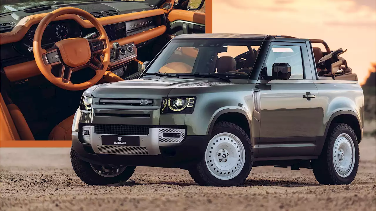 Chopped-Up Defender Convertible By Heritage Customs Offers What Land Rover Won't | Carscoops