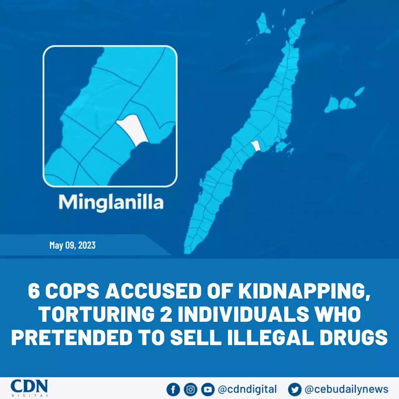 6 Central Visayas cops accused of kidnapping, torturing 2 individuals who pretended to sell illegal drugs