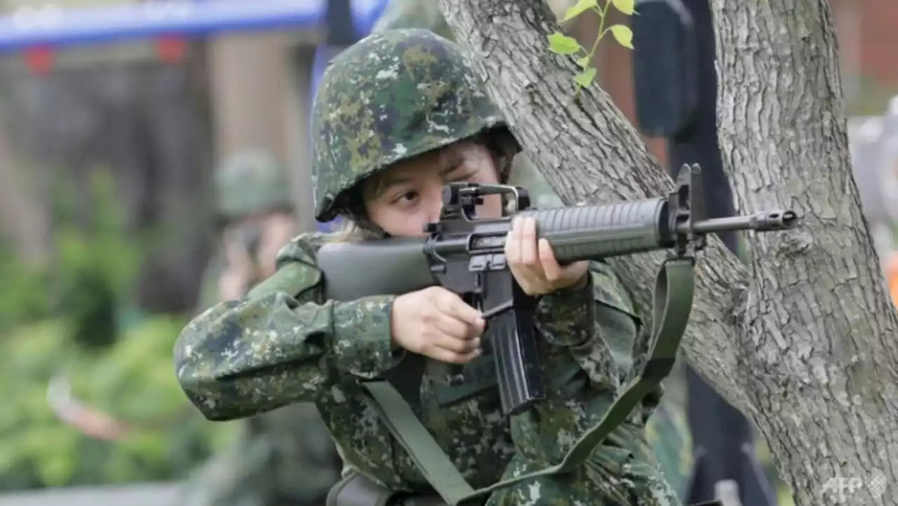 Taiwan holds first training for women reservists