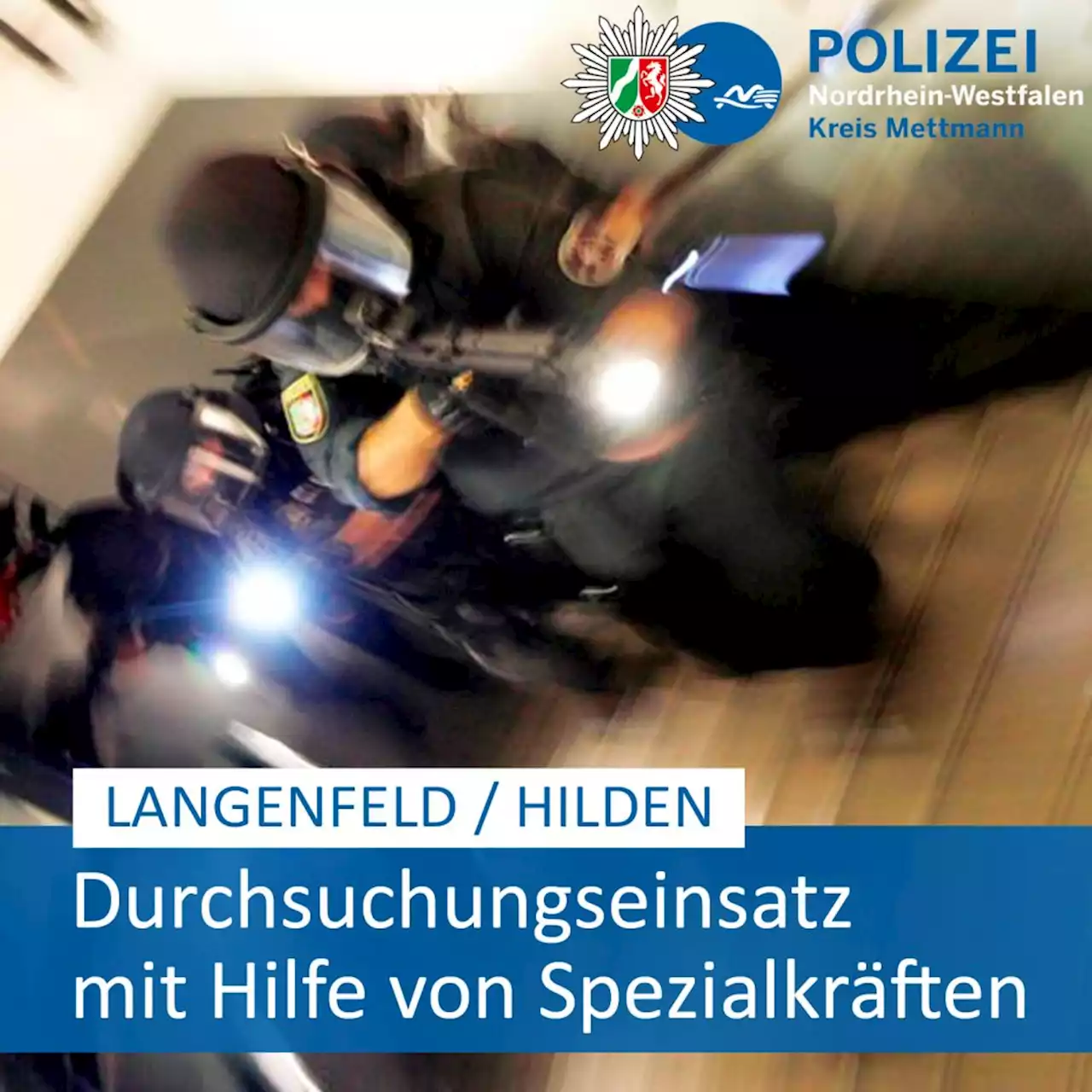 Durchsuchungen unter Mithilfe von Spezialeinsatzkräften --- (Cityreport24-Nachrichtenblog)