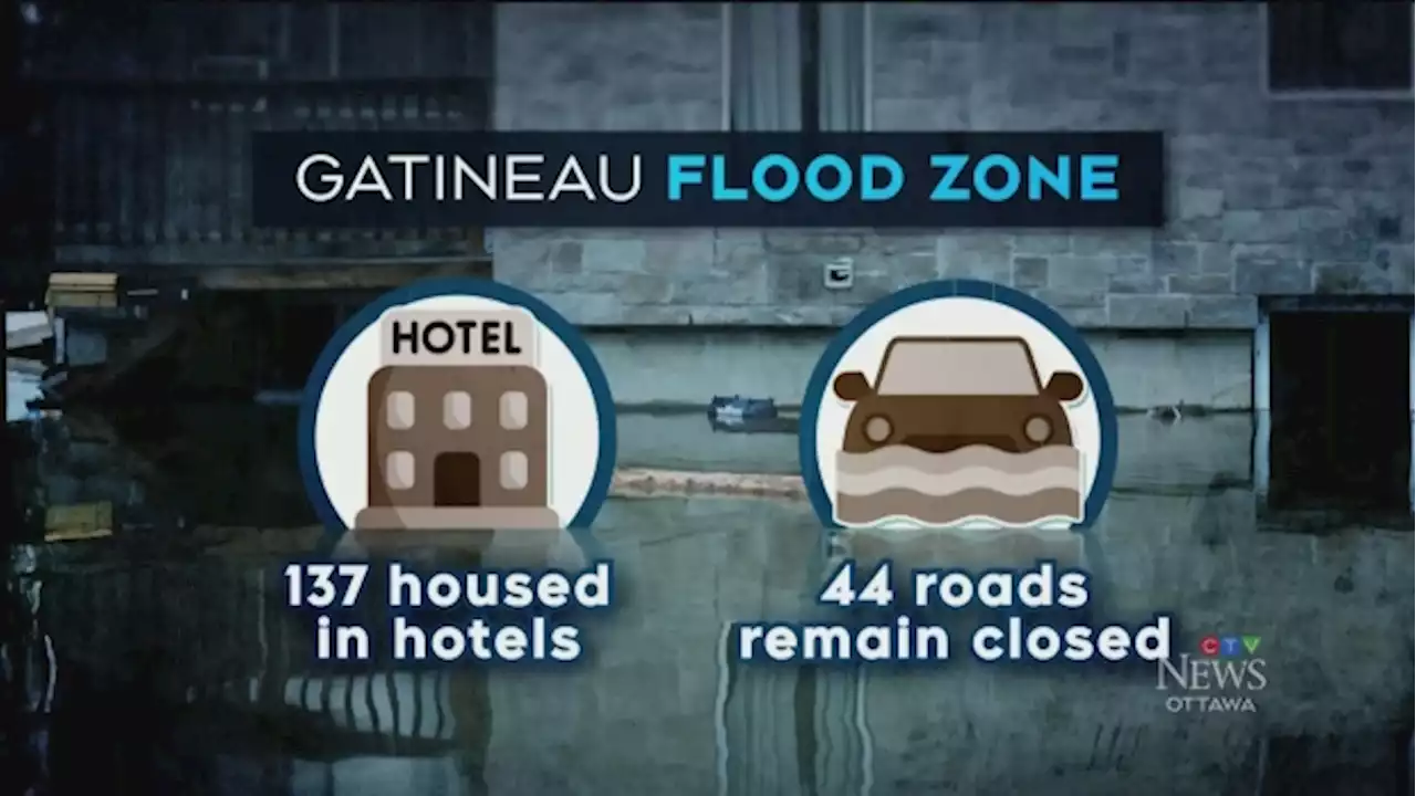 44 Gatineau roads closed due to flooding