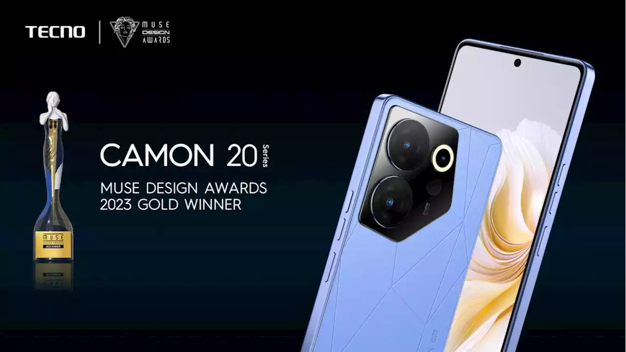 Technology, innovation hit peak as new Tecno Camon 20 wins Muse Design Awards 2023