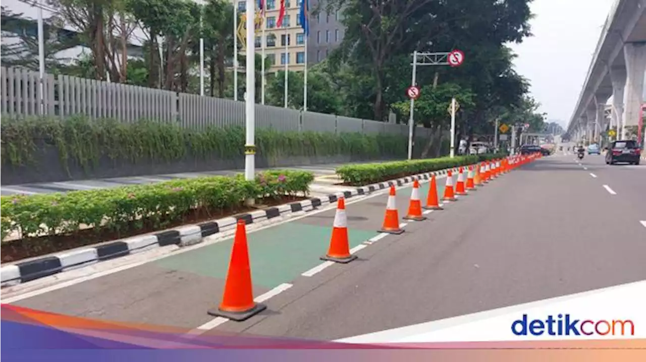 Tak Ada Lagi Mobil-mobil Parkir di Jalur Sepeda Depan Kantor ASEAN