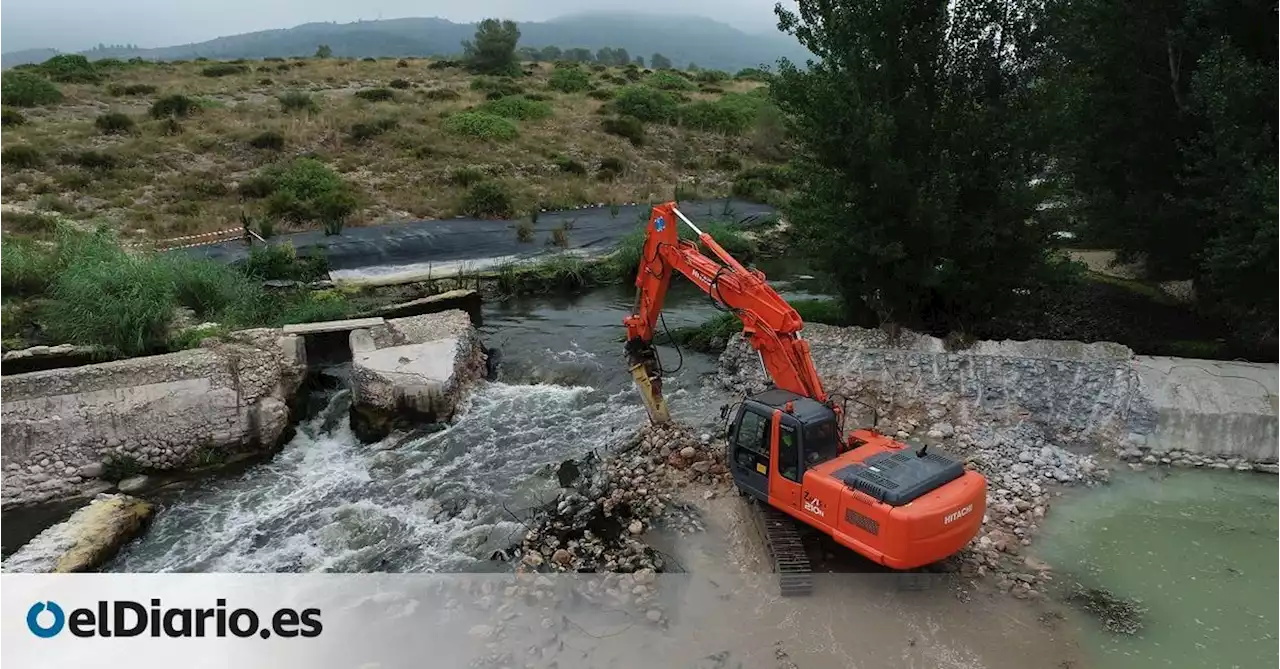 La Confederación Hidrográfica del Júcar explica su trabajo de eliminación de azudes en desuso para desmentir bulos