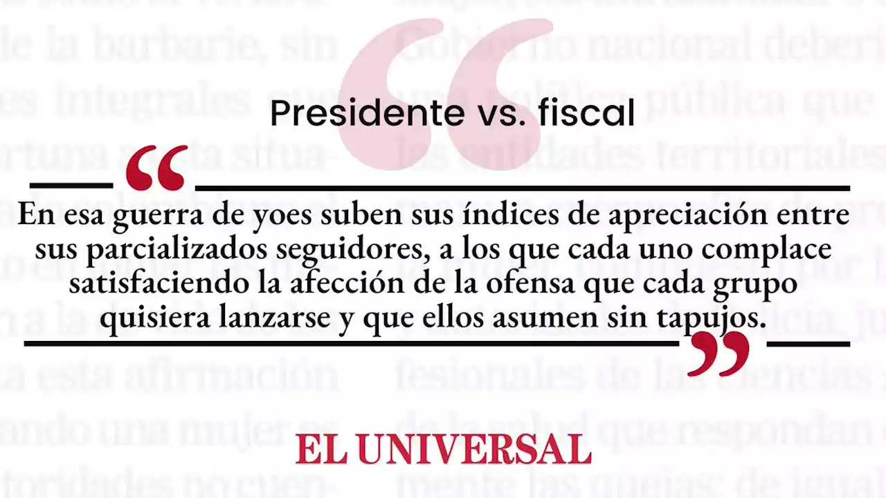 Presidente vs. fiscal