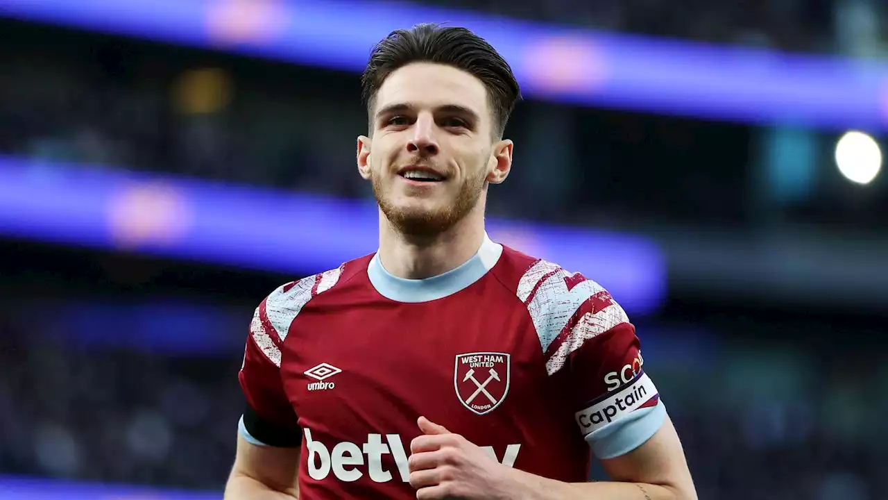 West Ham set mammoth asking price for Arsenal target Rice as his 'most likely destination' is revealed