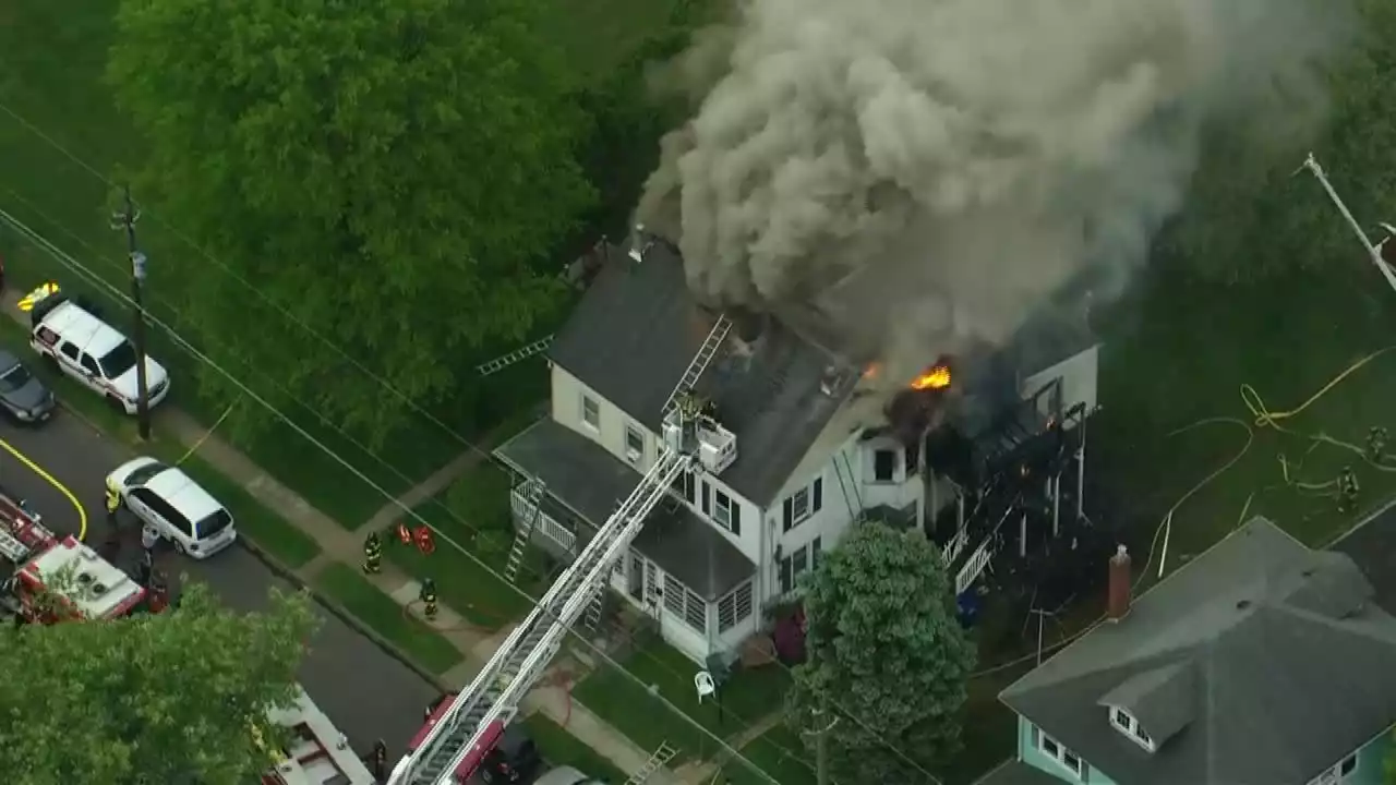 Emergency crews responding to Burlington County house fire