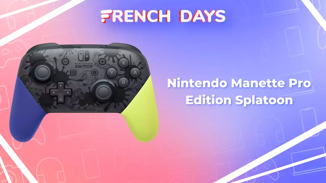 La manette Pro de Nintendo aux couleurs de Splatoon perd 33 % lors des French Days