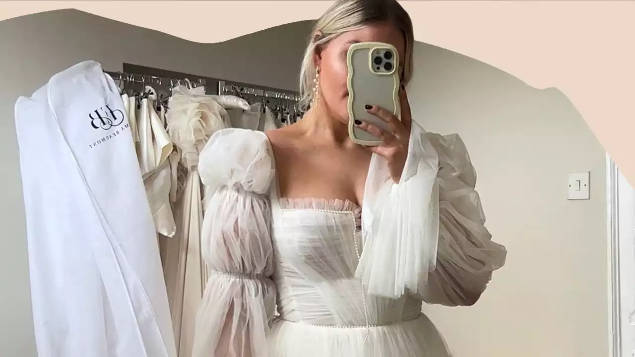 Everything you need to know about designing your own wedding dress (from a bride who just did exactly that)