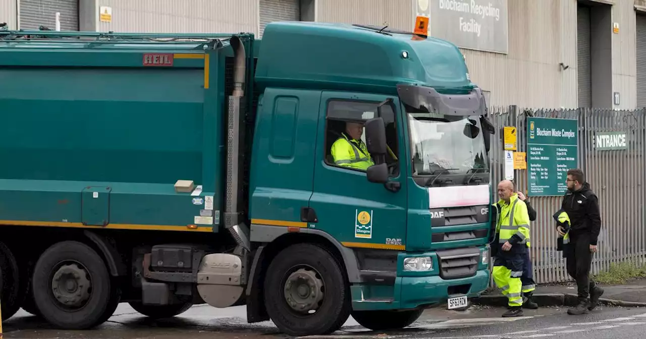 Glasgow cleansing workers warn drop in staff numbers will hit recycling targets