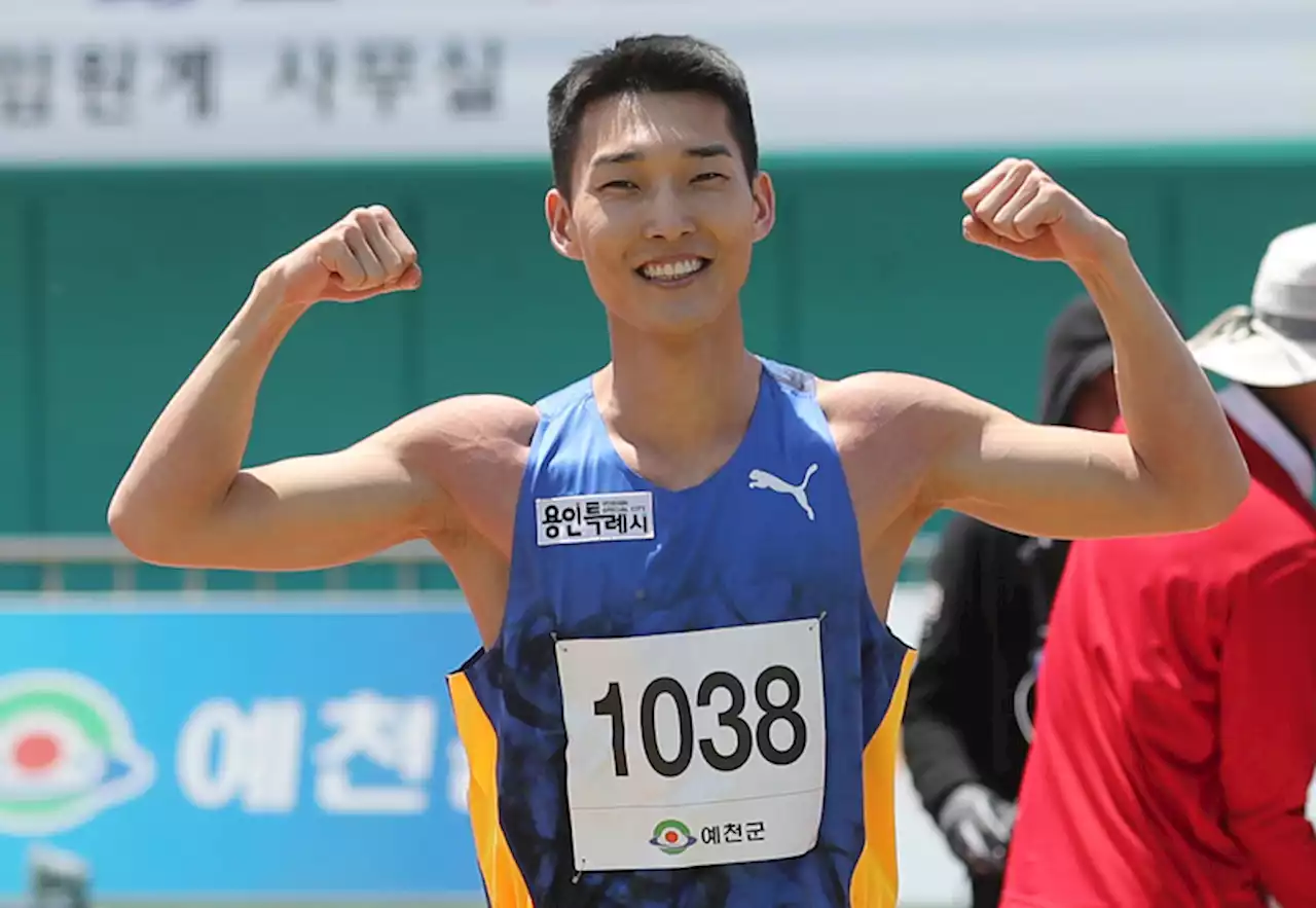 부상과 강행군도 못 막았다…우상혁, 항저우 국가대표 선발전 1위