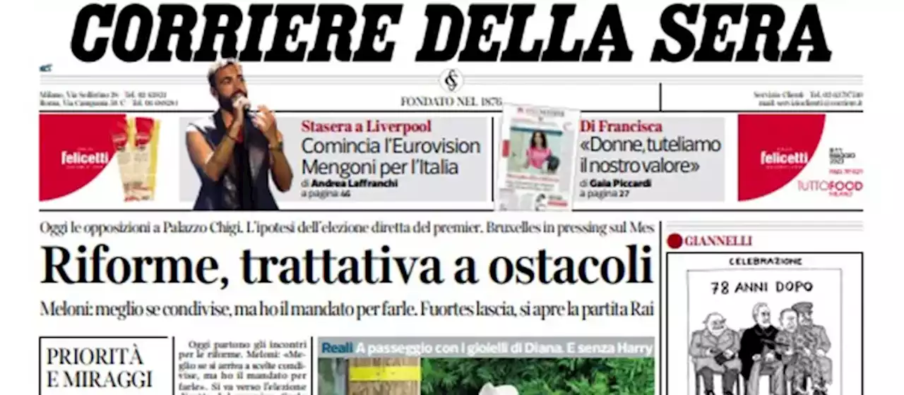 Le prime pagine di oggi - Il Post