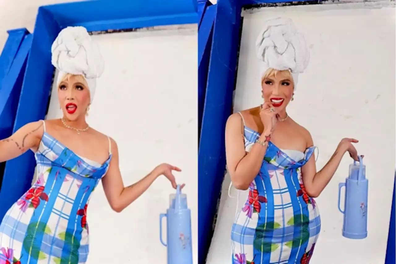 LOOK: Vice Ganda’s blanket dress, towel in photo shoot draw hilarious reactions