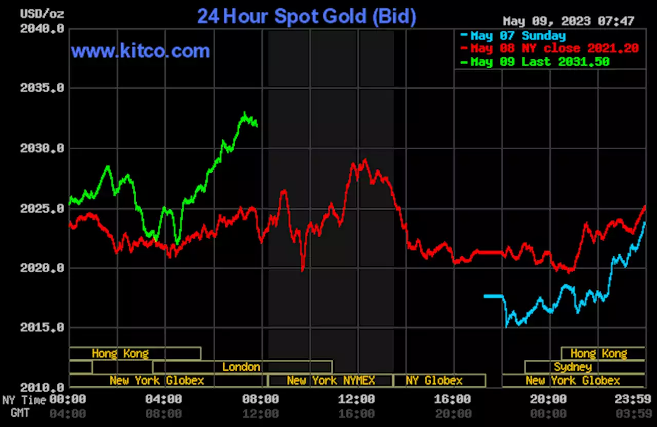 Modest price gains for gold ahead of U.S. debt talks, CPI