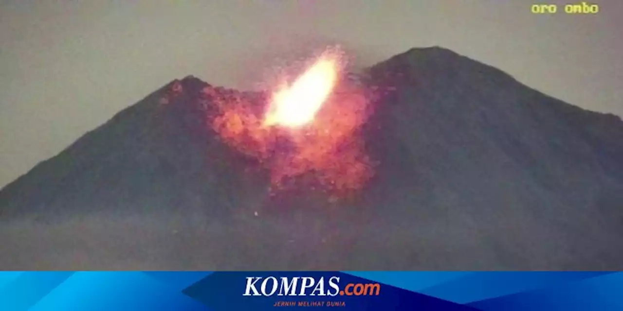 Gunung Semeru Luncurkan Guguran Lava Pijar Sejauh 1,5 Km