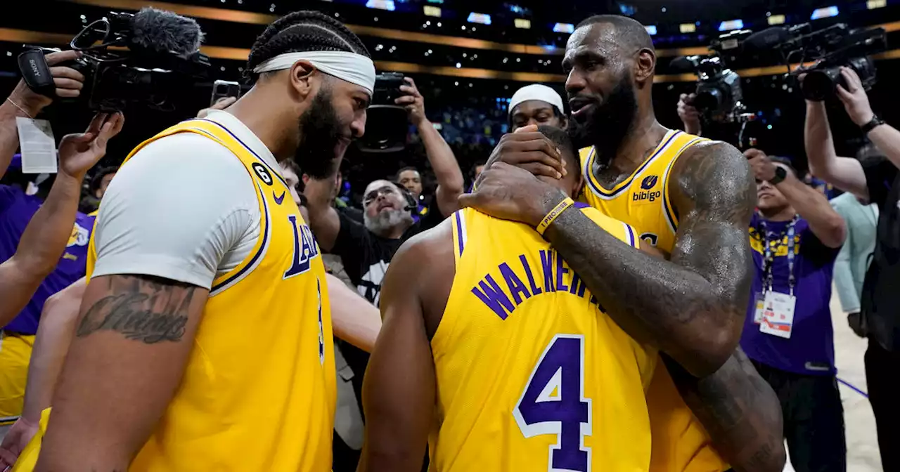 Lonnie Walker's fourth quarter flurry lifts Lakers to Game 4 win over Warriors