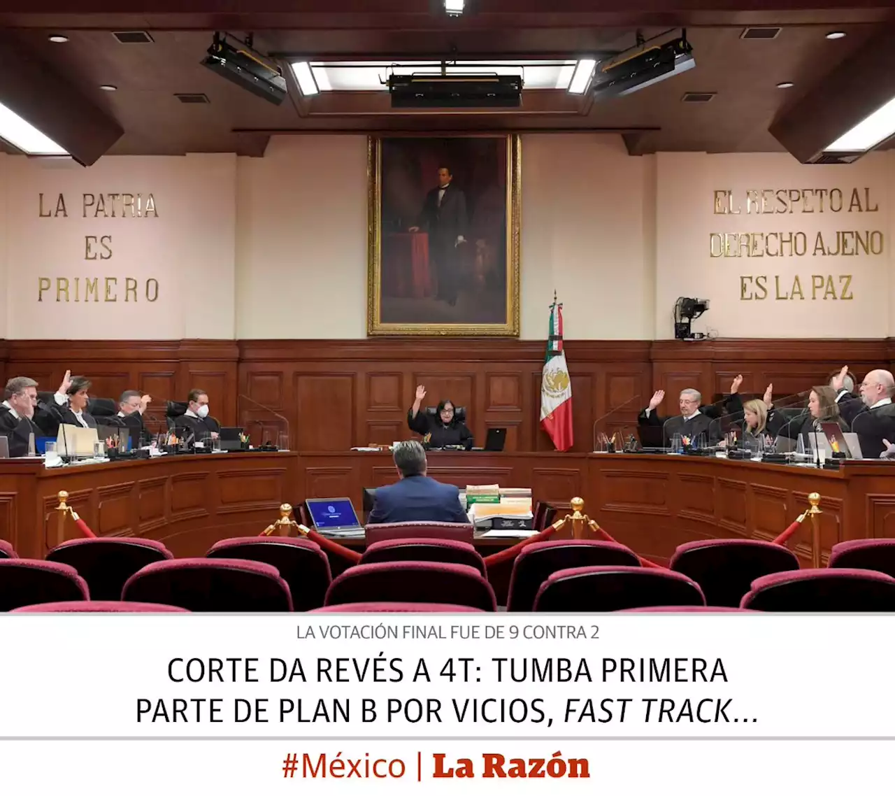 Corte da revés a 4T: tumba primera parte de Plan B por vicios, fast track...