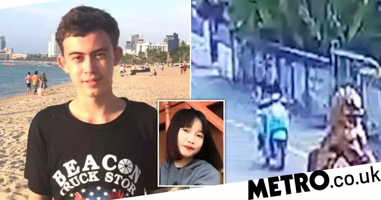 CCTV shows British teen's last moments before he was murdered in Thai forest