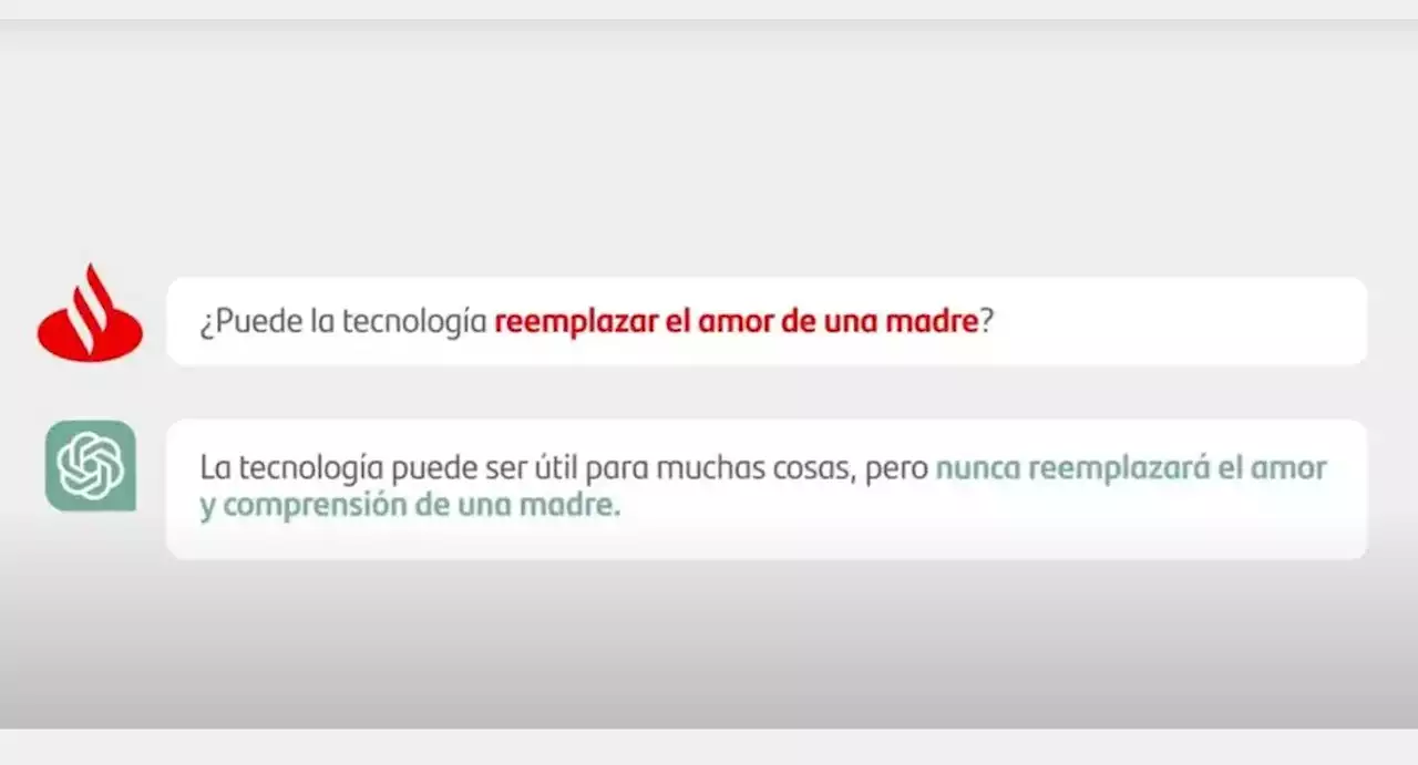 Así es la madre perfecta según la IA y el Banco Santander