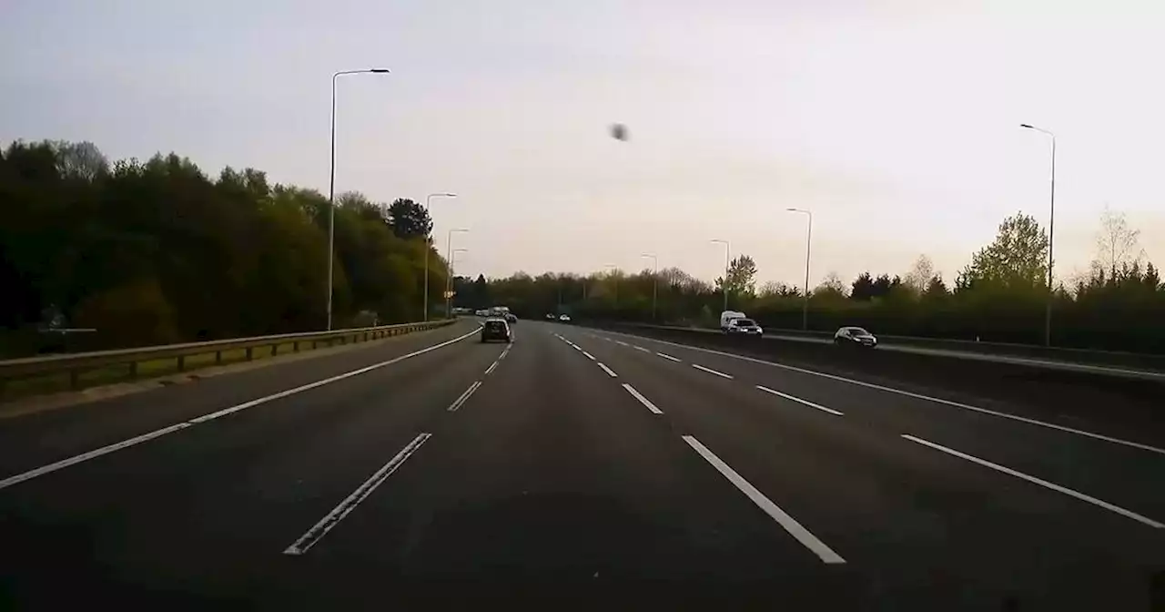 The ‘surreal’ moment unidentified object smashes into windscreen