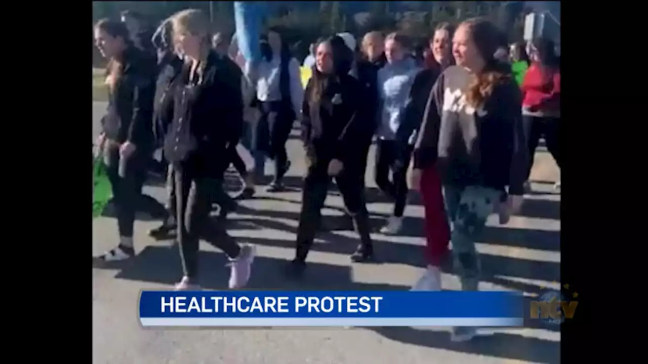 Harbour Breton residents protest ongoing health diversions