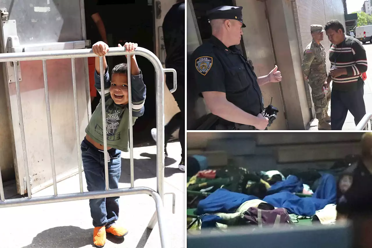 Migrant kids mixed with single men in NYC shelter sparks safety concerns