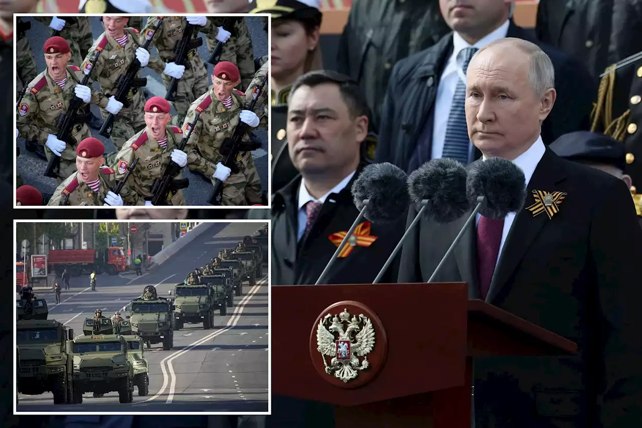 Putin tells Red Square parade ‘real war’ unleashed on Russia