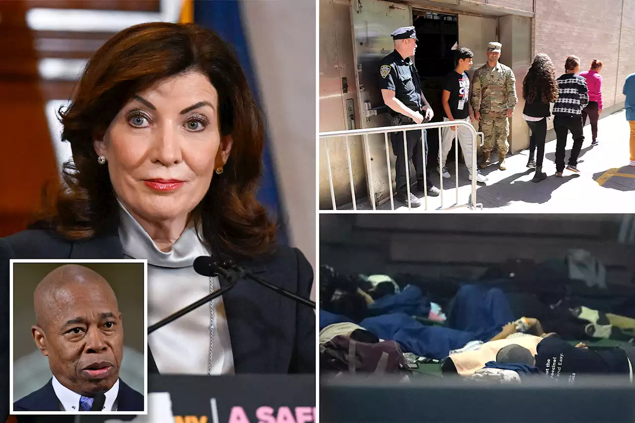 ‘Where’s the gov?’ Hochul MIA on NYC vs. suburb migrant war: critics