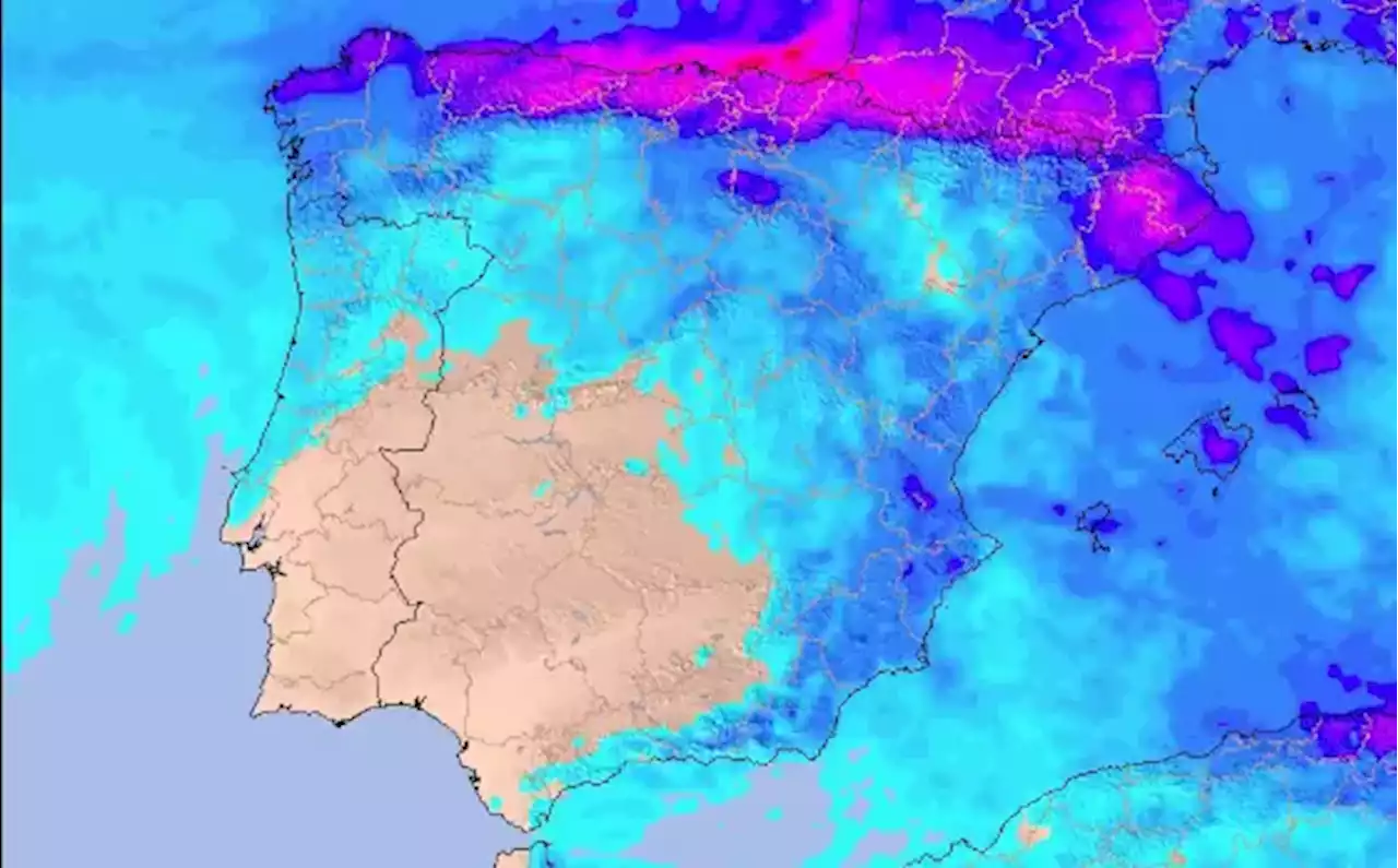 'Giro radical' en el tiempo: lluvias y nevadas a partir del miércoles