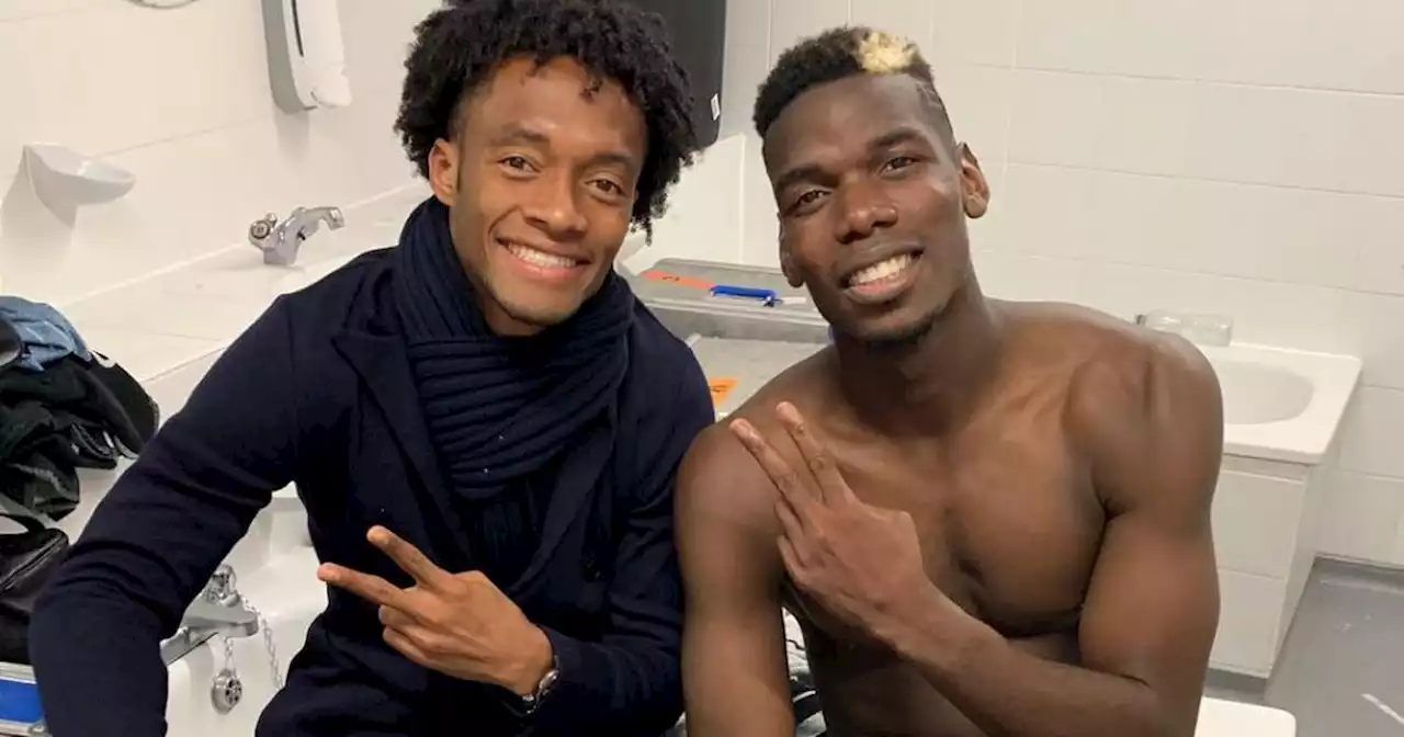 Cuadrado armó la ‘guachafita’ y logró que Paul Pogba cantara en español