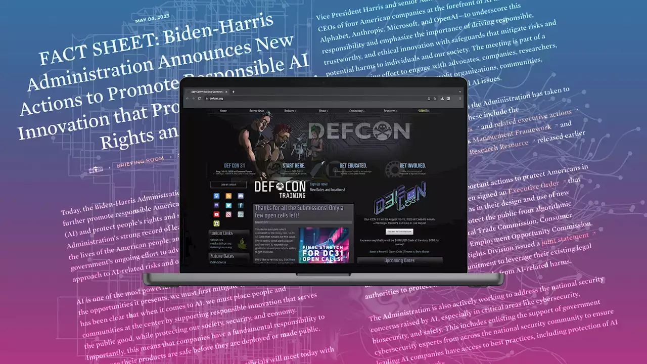 White House to put generative AI to the test with help from DEF CON 31 hacking community