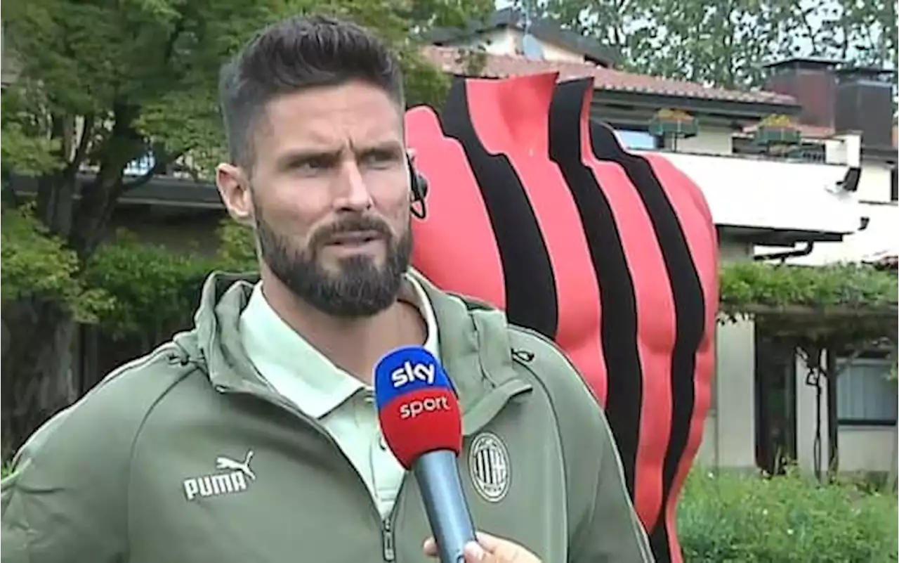 Giroud: 'Servirà il 110% per vivere un sogno'