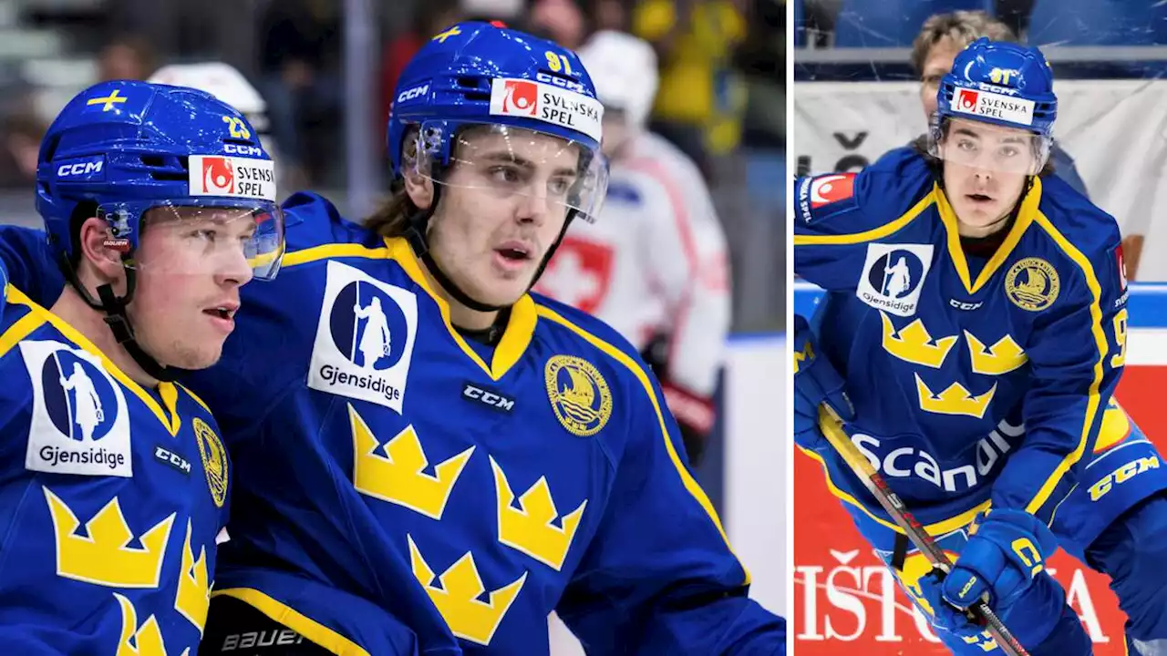 Ishockey: 18-årige supertalangen Leo Carlsson får chansen i Tre Kronors VM-trupp