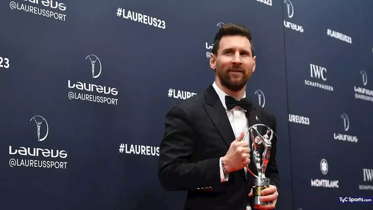 El detalle argentino de Messi en los Premios Laureus - TyC Sports