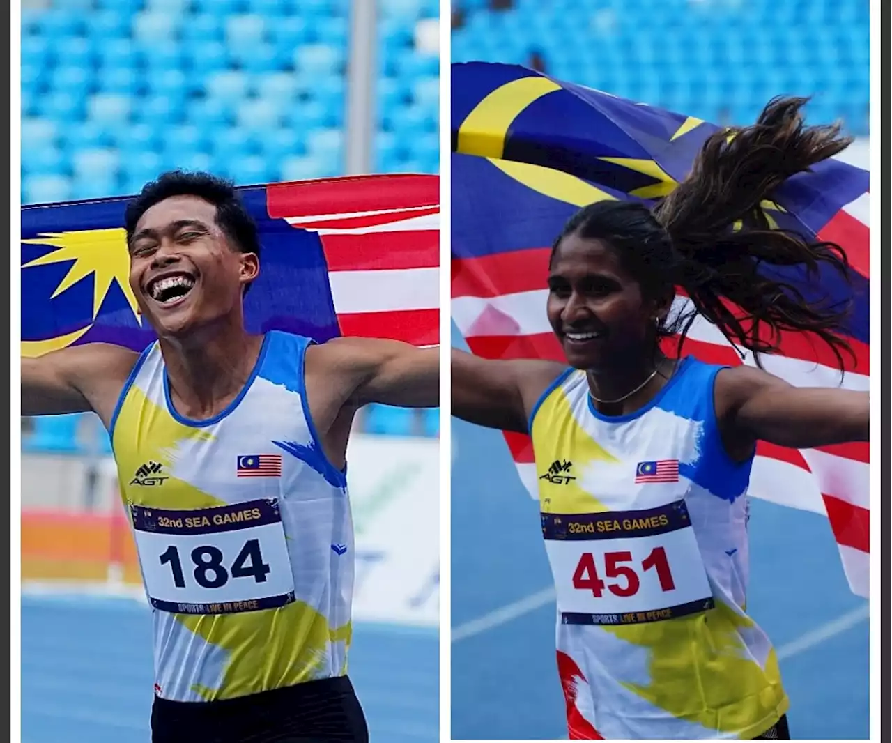 Sukan SEA: Shereen dan Umar raih emas acara 400 meter