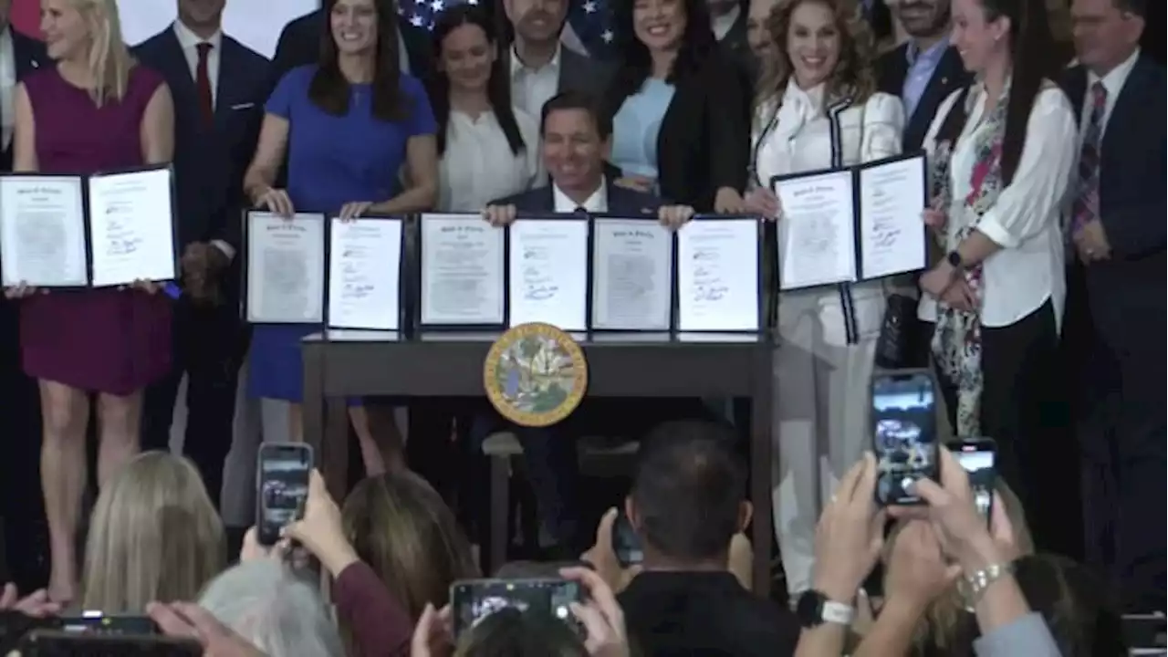 Teacher pay increases, union restrictions among education bills Gov. DeSantis signs Tuesday