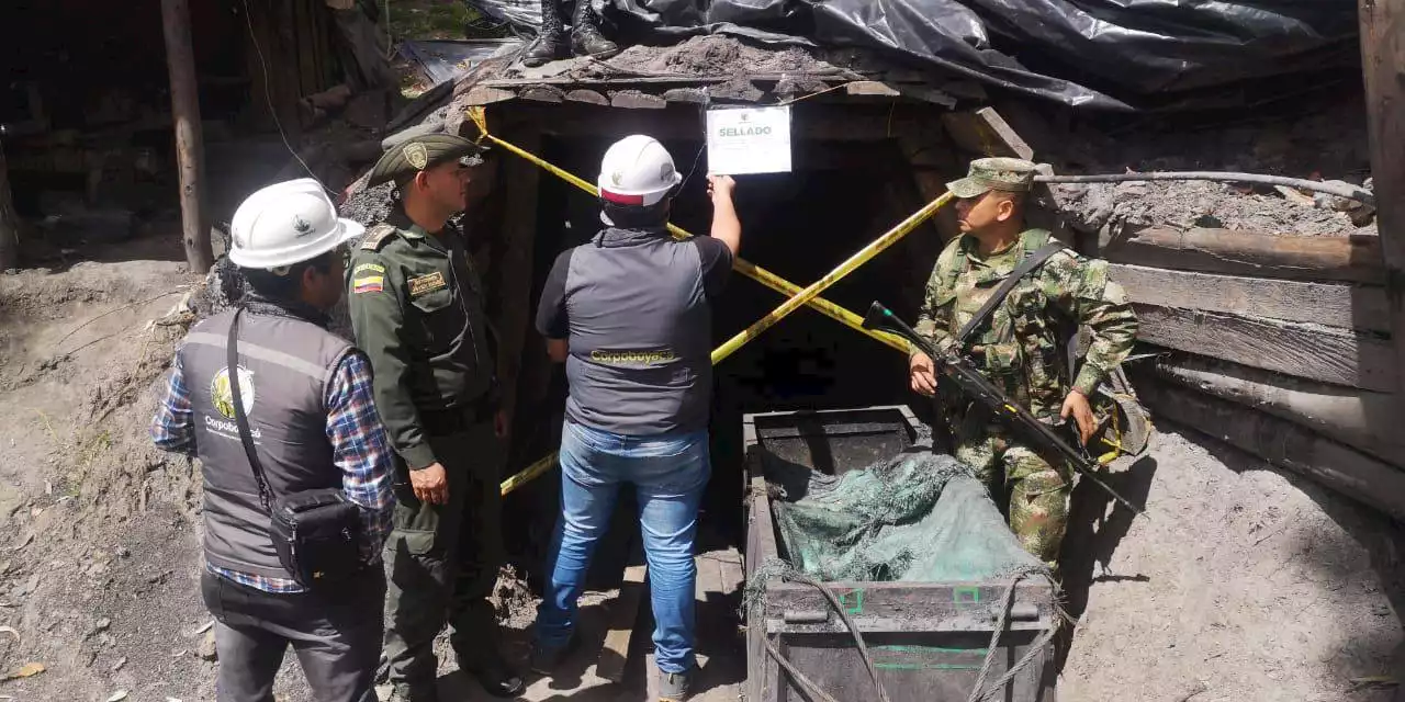 Cierran 12 bocaminas en el Páramo de Pisba en Boyacá